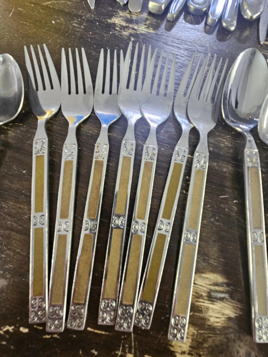 Vintage Cutlery Set - Forks, Spoons, Knives