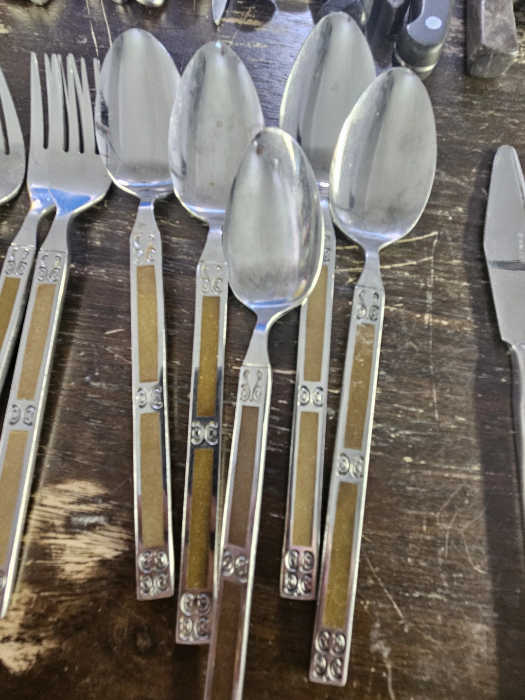 Vintage Cutlery Set - Forks, Spoons, Knives - photo 2
