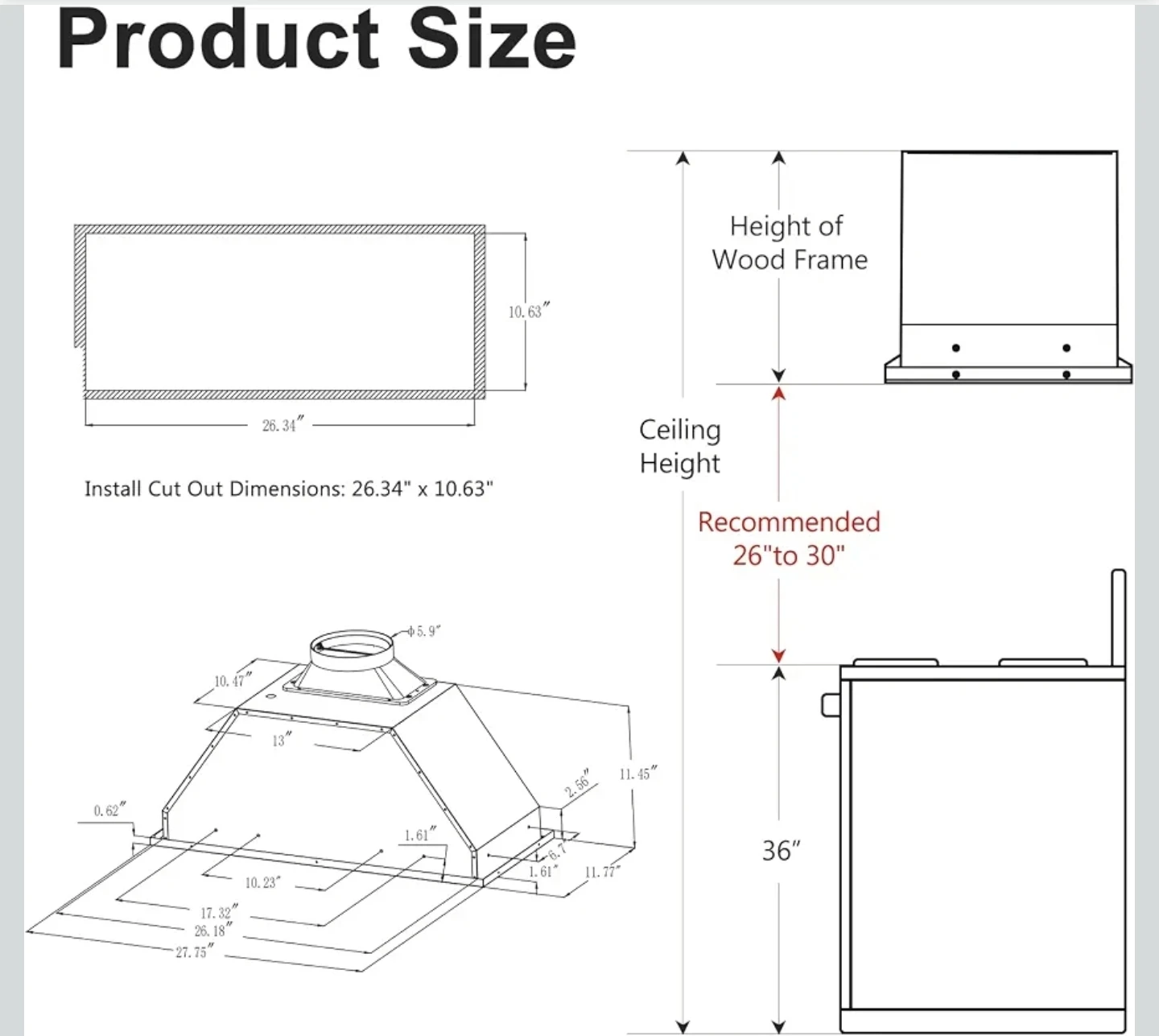 Kitchen Range Hood with Gesture Control - photo 2