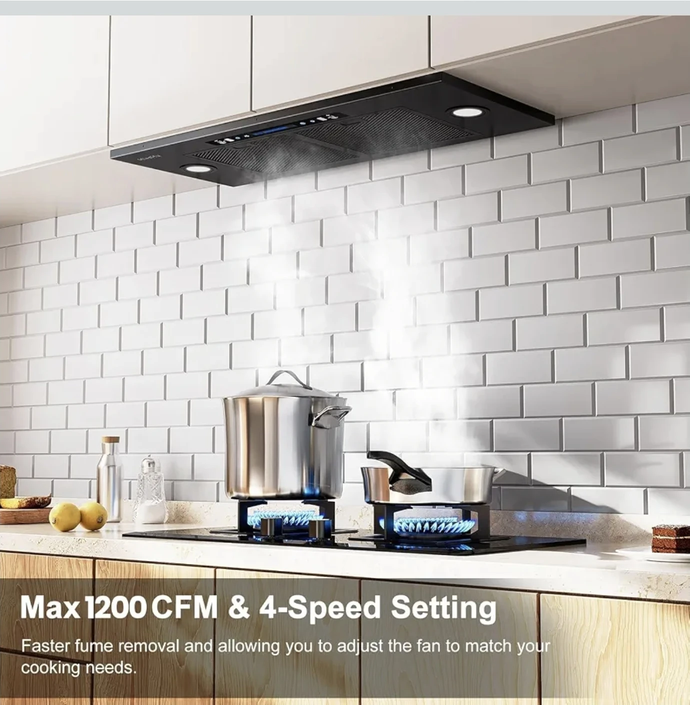 Kitchen Range Hood with Gesture Control - photo 3