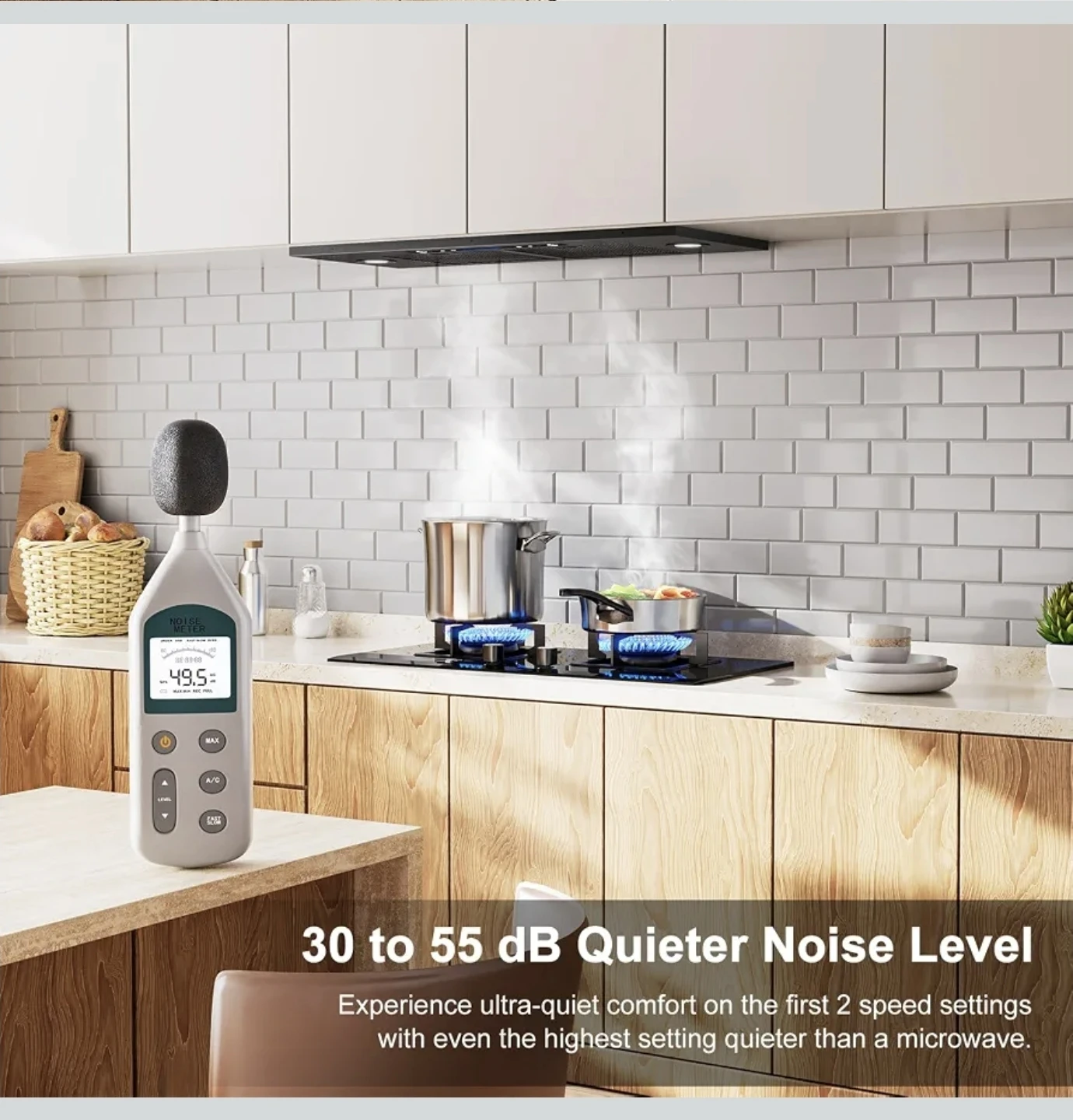 Kitchen Range Hood with Gesture Control - photo 5