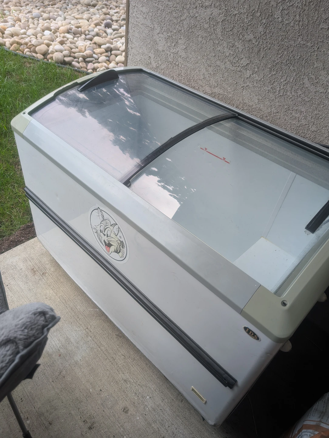 Commercial Chest Freezer with Glass Lid