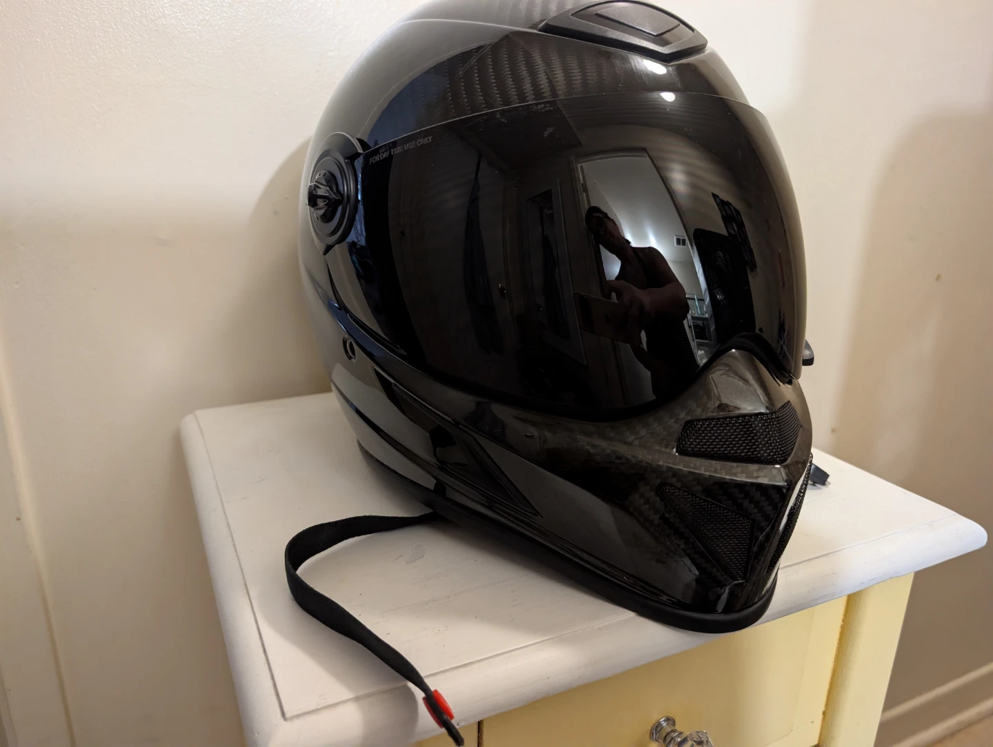Polaris Carbon fiber Slingshot Motorcycle Helmet - photo 2
