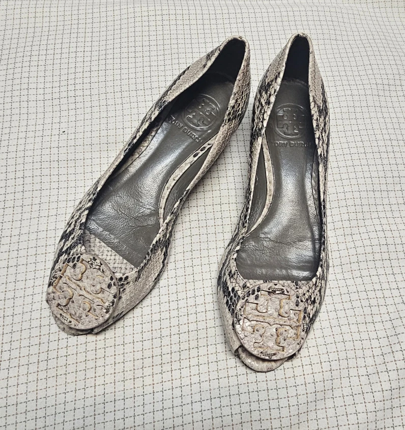 Tory Burch wedge ballerinas womens 6M - photo 3