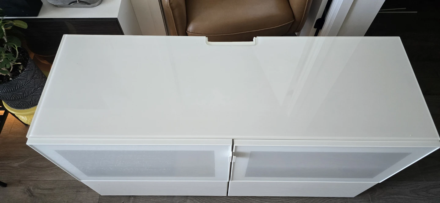 IKEA BESTA TV Bench White - photo 2