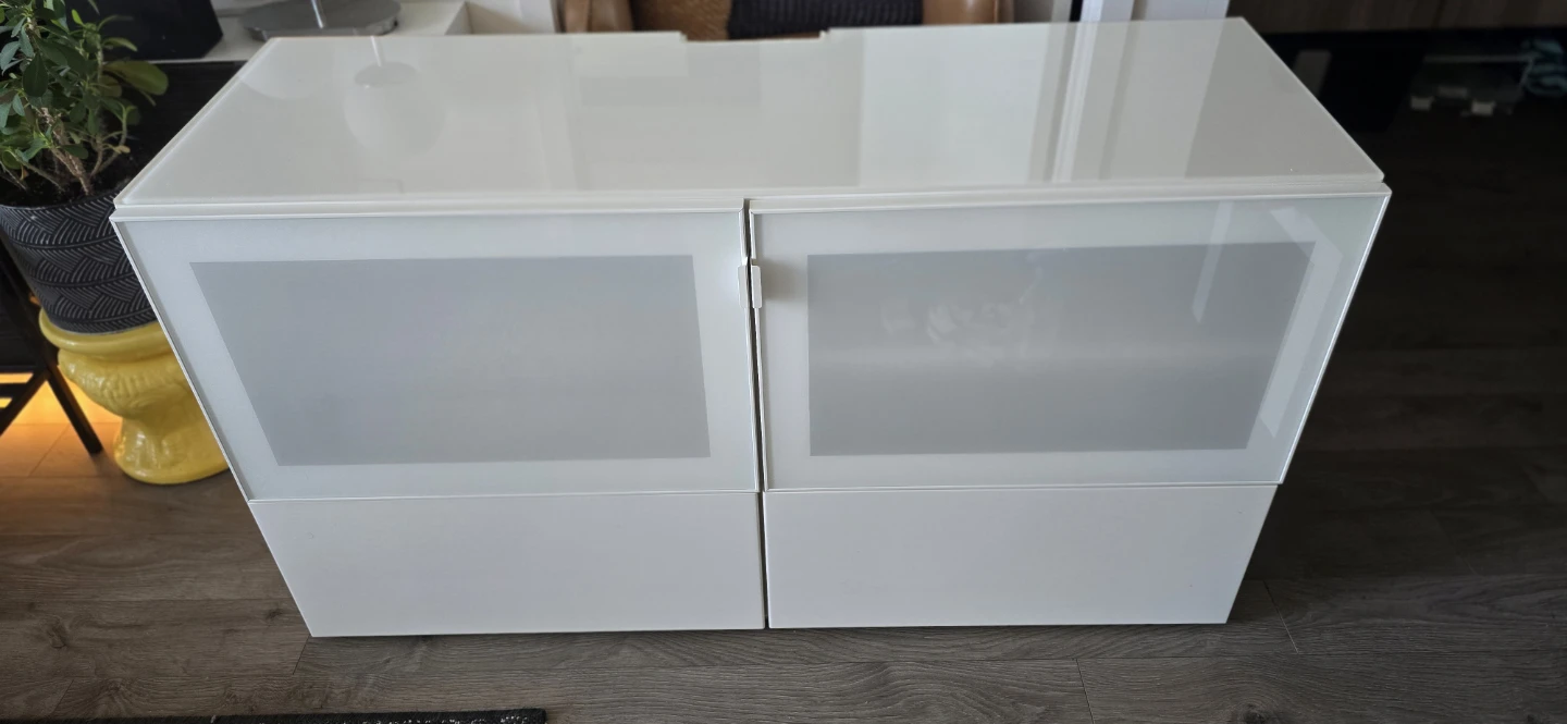 IKEA BESTA TV Bench White