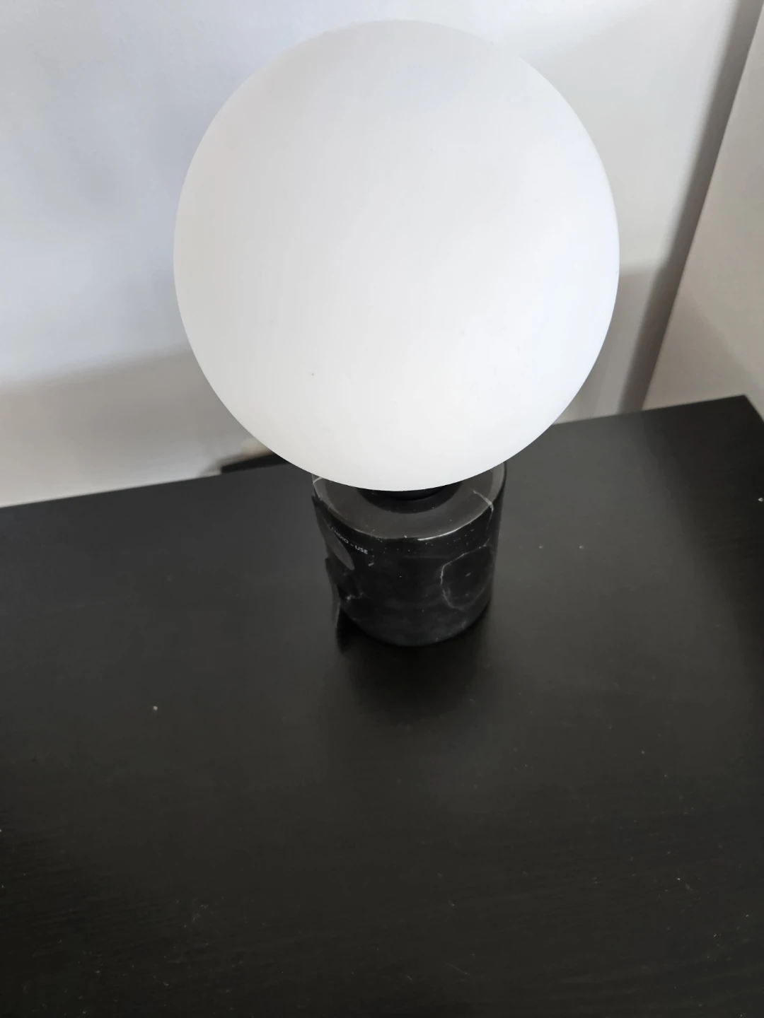 White Globe Lamp