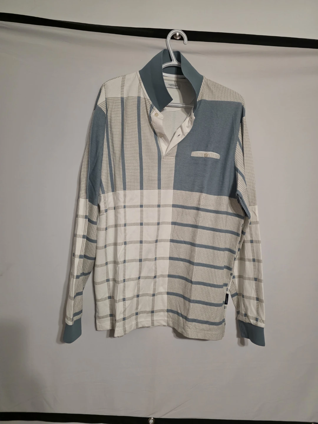 GANT Long Sleeve Striped Polo Shirt