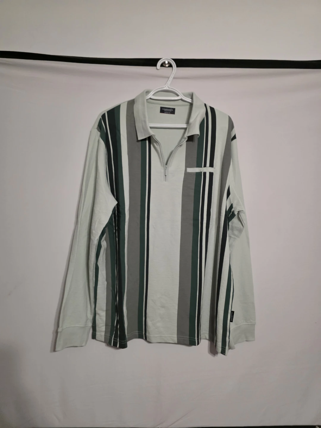 GANT Long Sleeve Striped Polo Shirt - photo 3