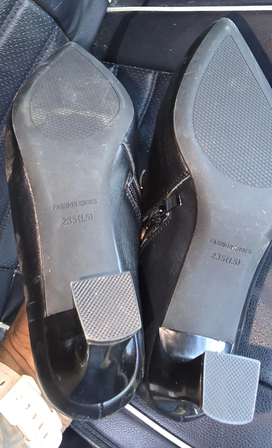 Gudheaven Black Fashion Shoes - Size 235(1.5) - photo 3