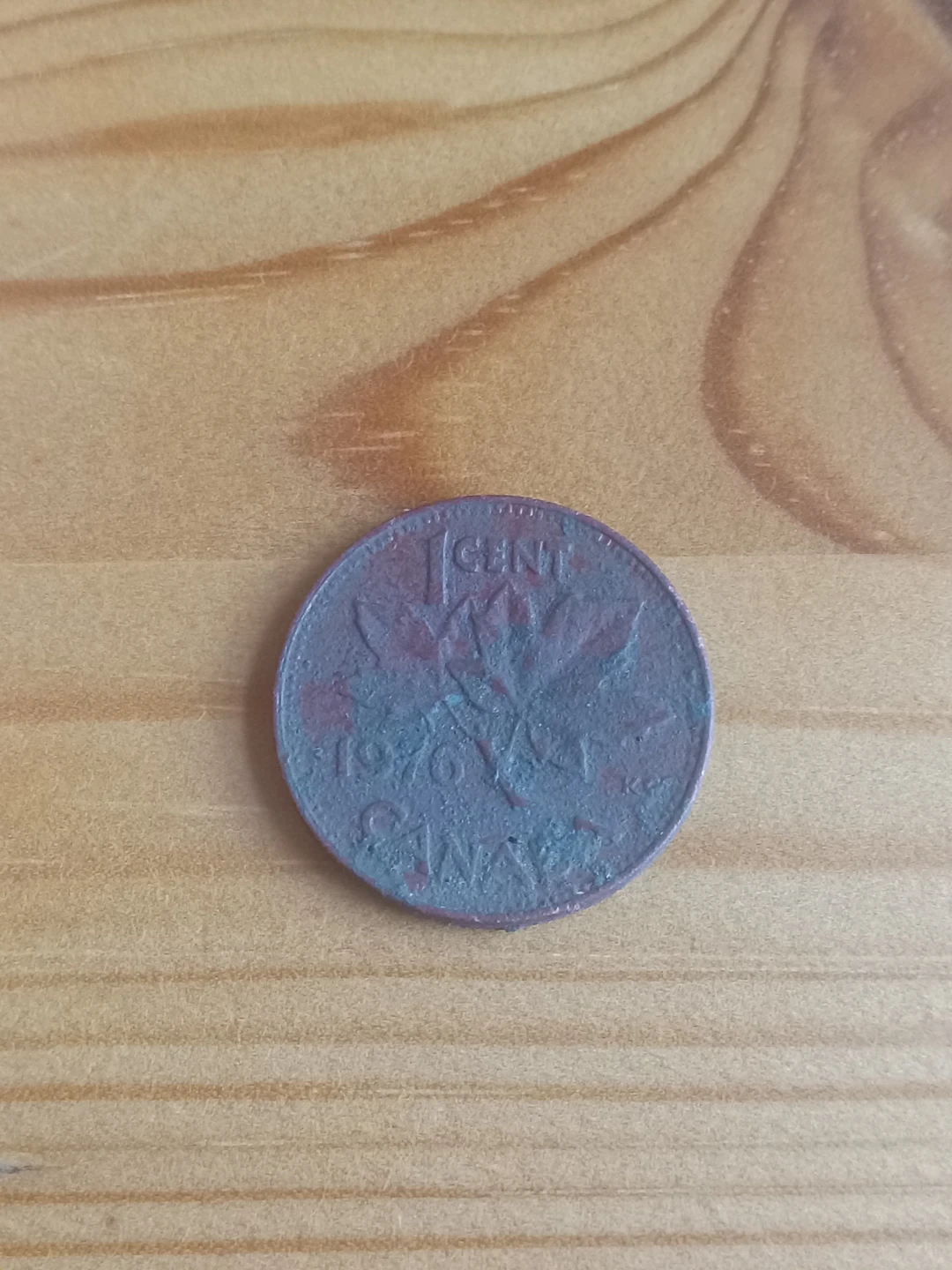 1976 Copper Coin Canadian Penny