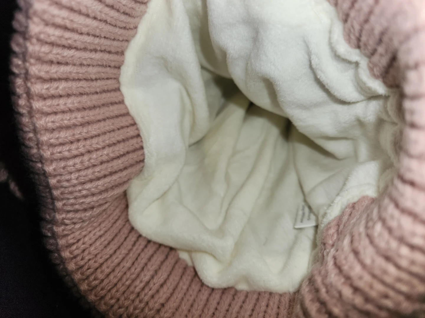 Pink Knit Beanie with Pom Pom - photo 2