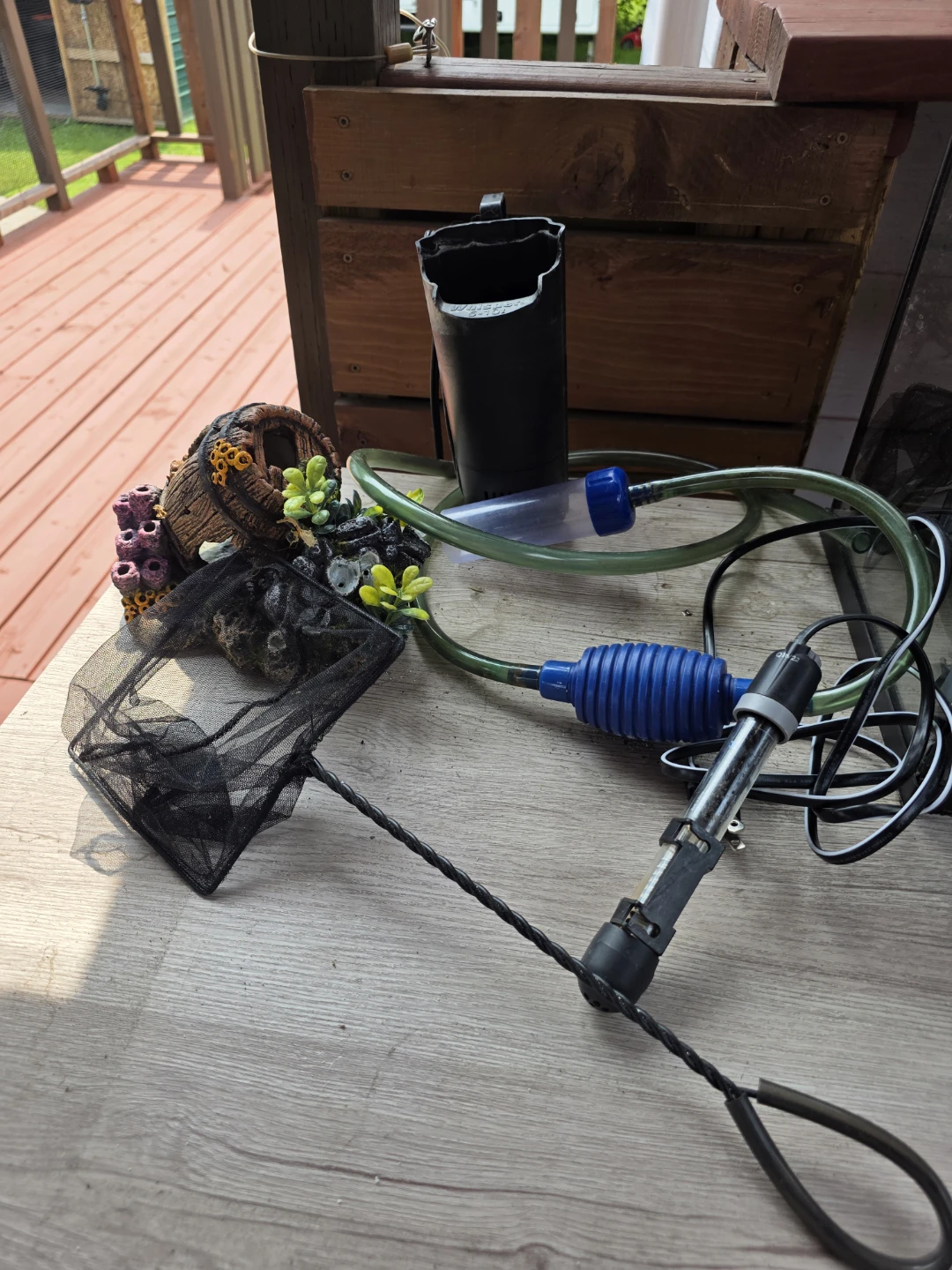 Fish Tank accessories.