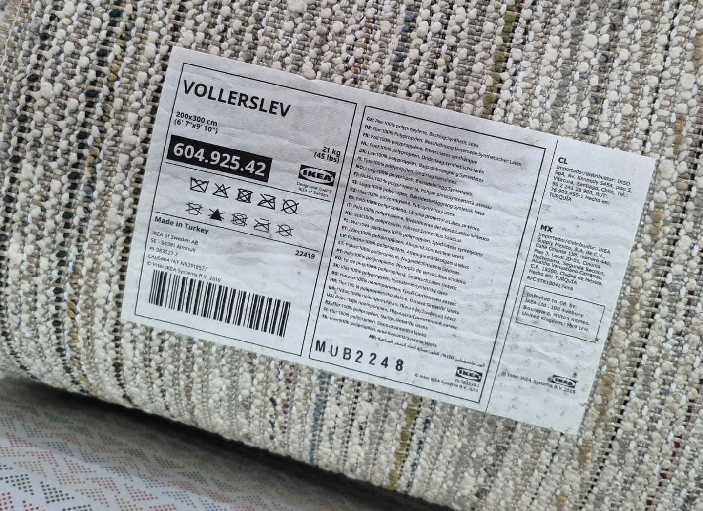 IKEA VOLLERSLEV Rug 6' 7" x 9' 10") - photo 2