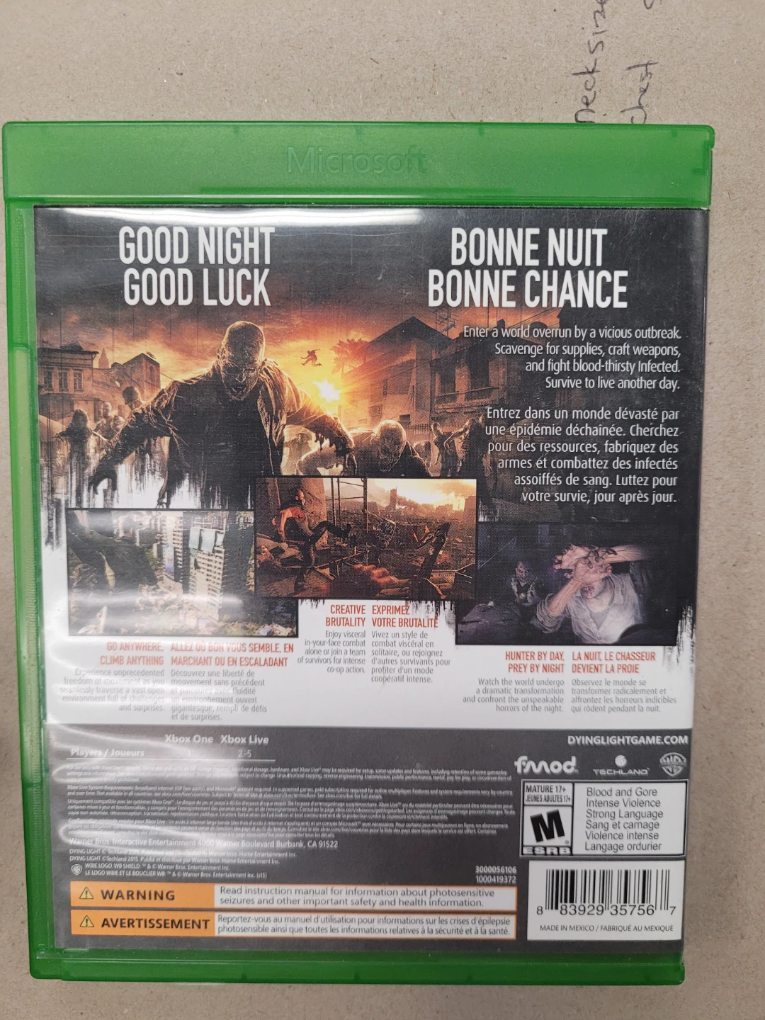 Dying Light Xbox One Game - photo 2