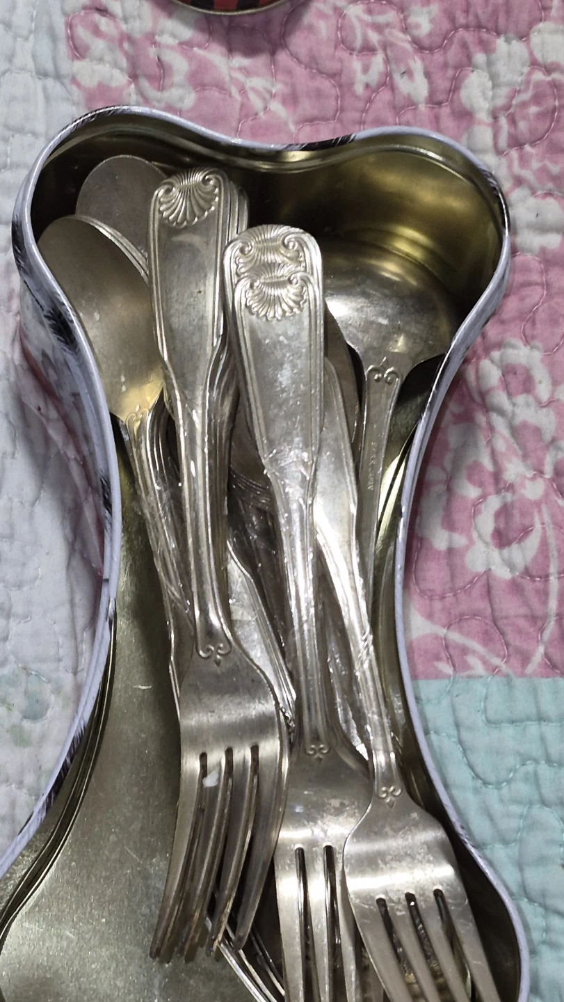 Vintage Cutlery in  silver plated