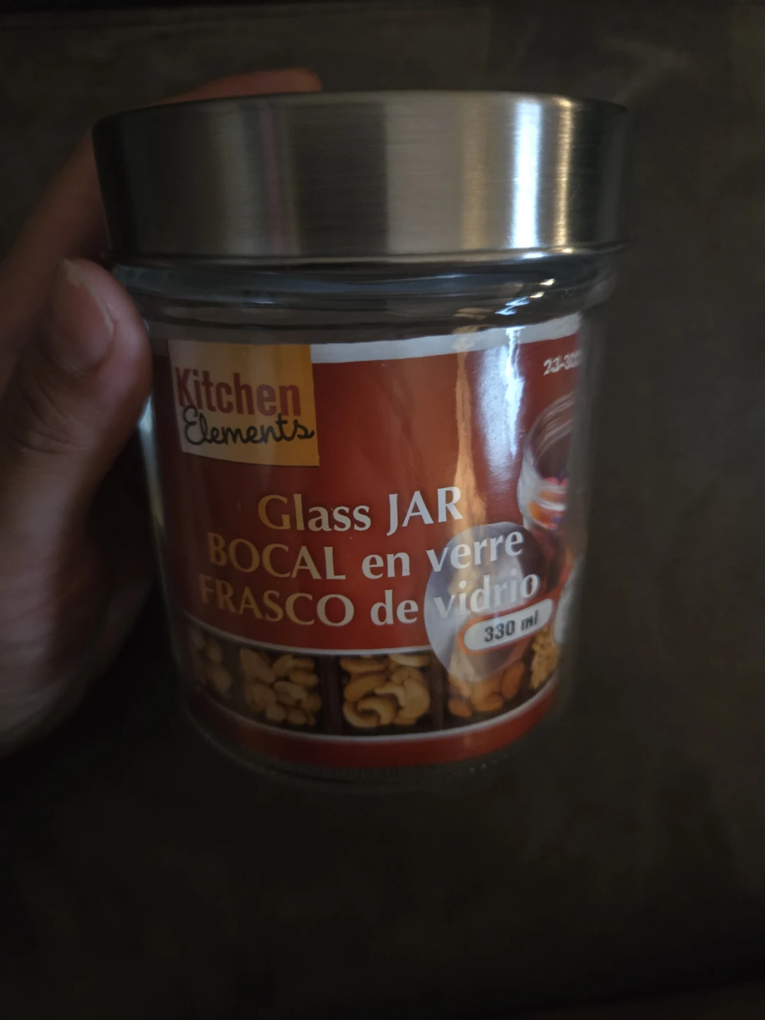 Kitchen Elements Glass Jar 330ml