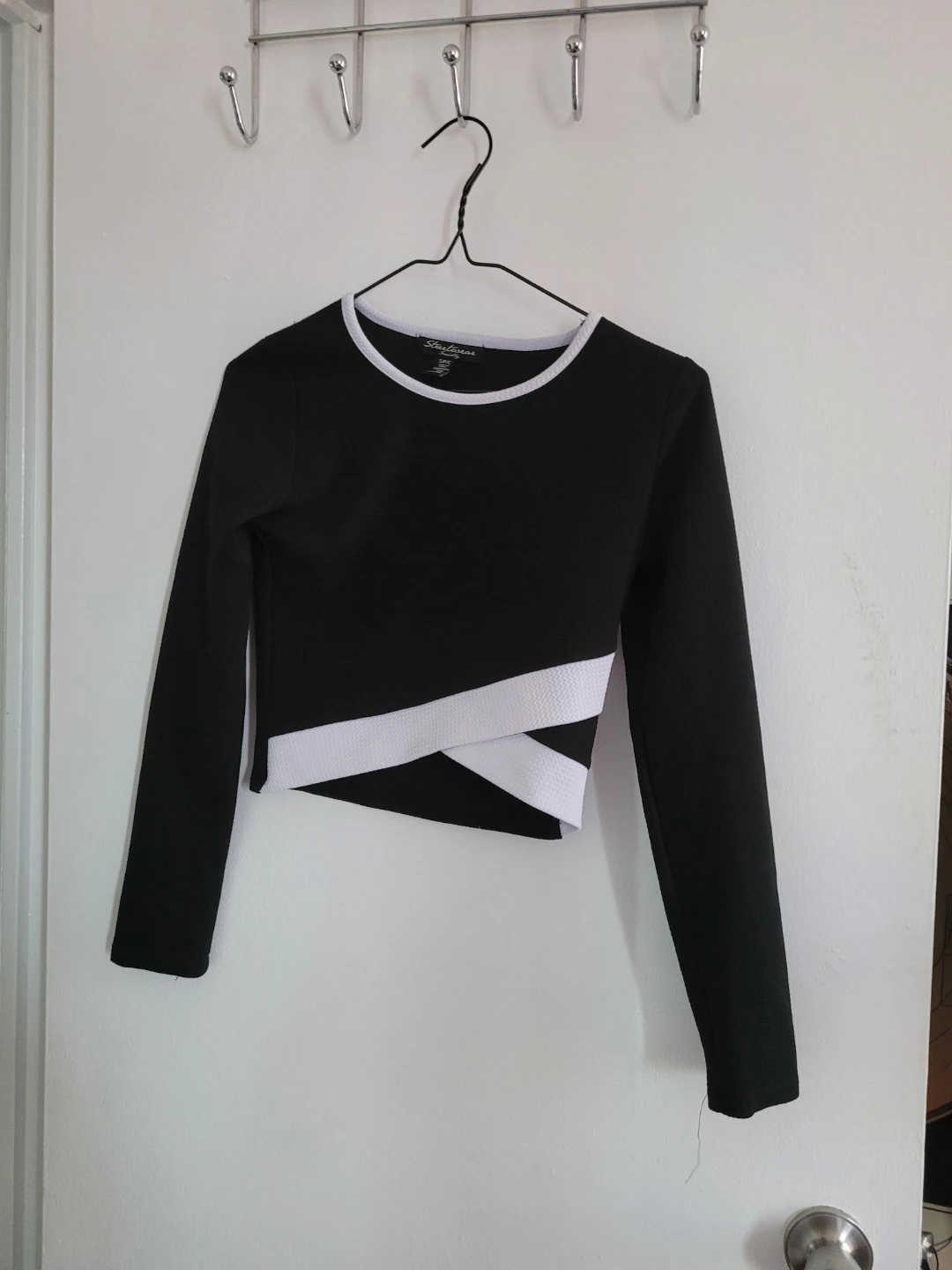 Justice Long Sleeve Cropped Top