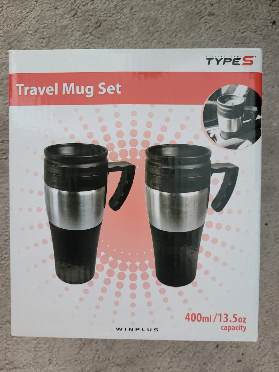 Winplus Travel Mug Set - 400ml/13.5oz - photo 2