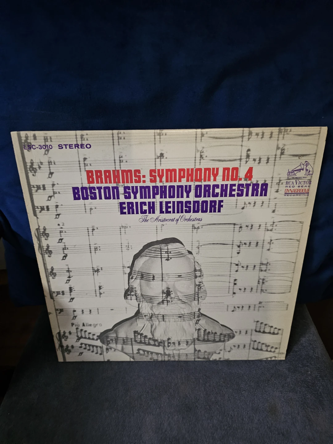 RCA Victor Brahms Symphony No. 4 Vinyl Record