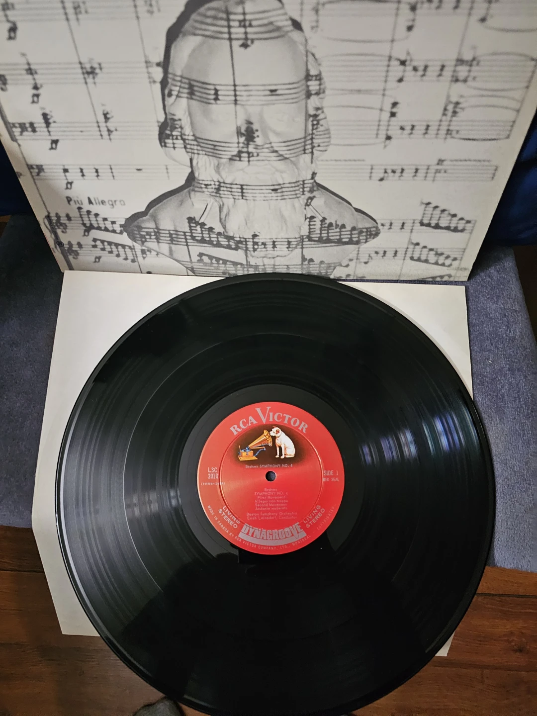 RCA Victor Brahms Symphony No. 4 Vinyl Record - photo 3