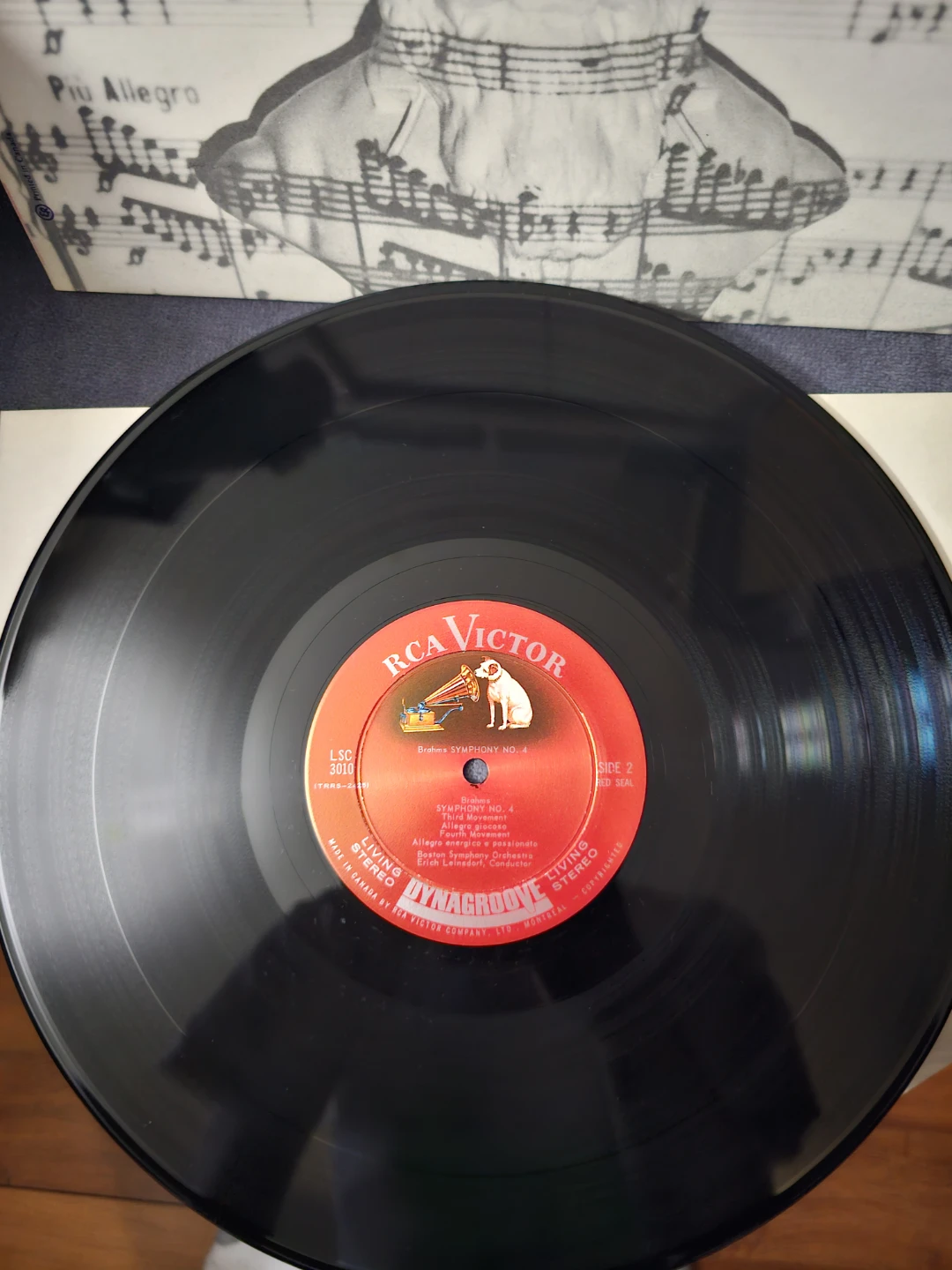 RCA Victor Brahms Symphony No. 4 Vinyl Record - photo 4