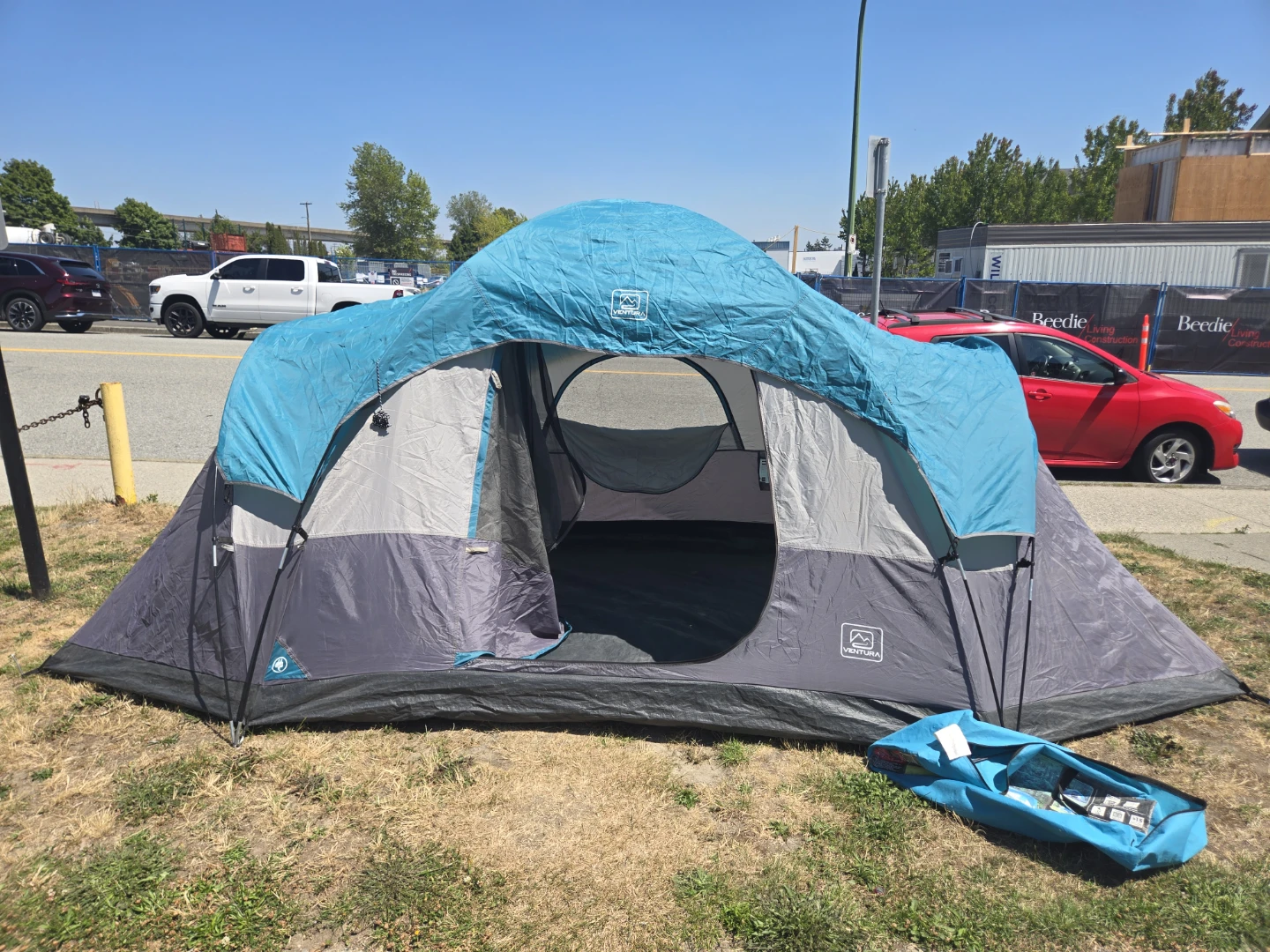 Ventura 15 ft. x 8 ft. 5 Piece Premium Family Camp Combo Tent