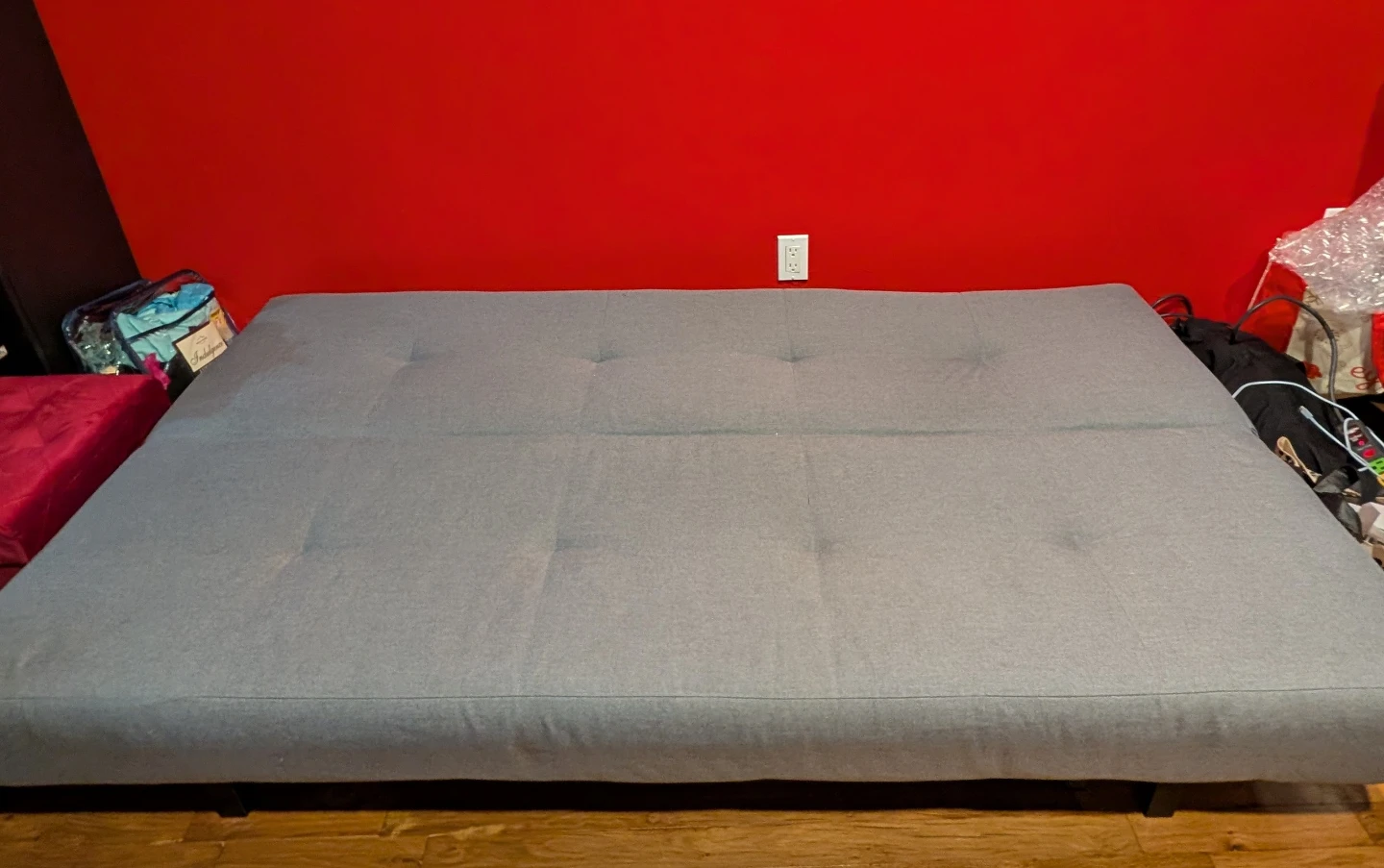 Ikea Balkarp Grey Sofa Bed - photo 2