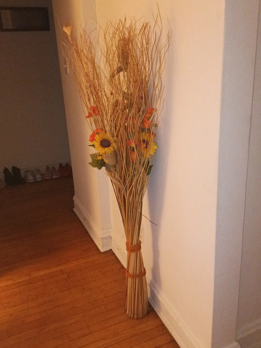Dried Floral Arrangement with Sunflowers - photo 2
