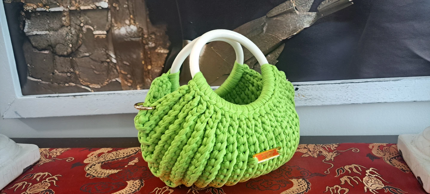 Handmade Crocheted Bag - photo 2