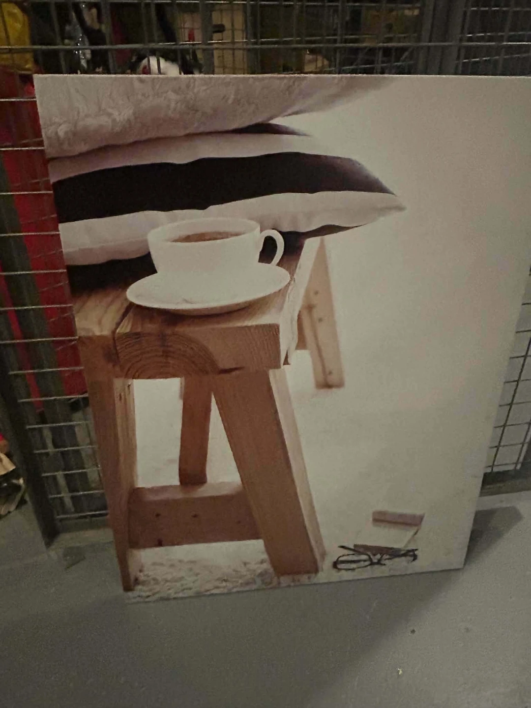 Canvas Print - Coffee and Cushions Scene