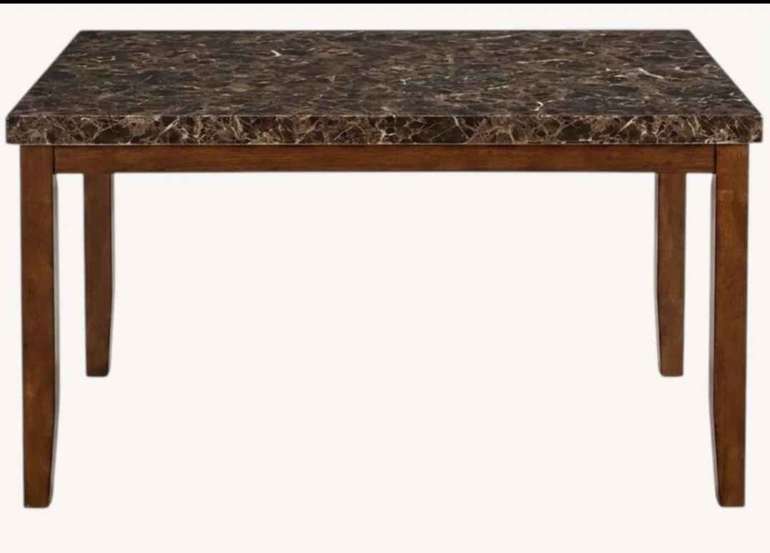 Dining Table with Marble Top