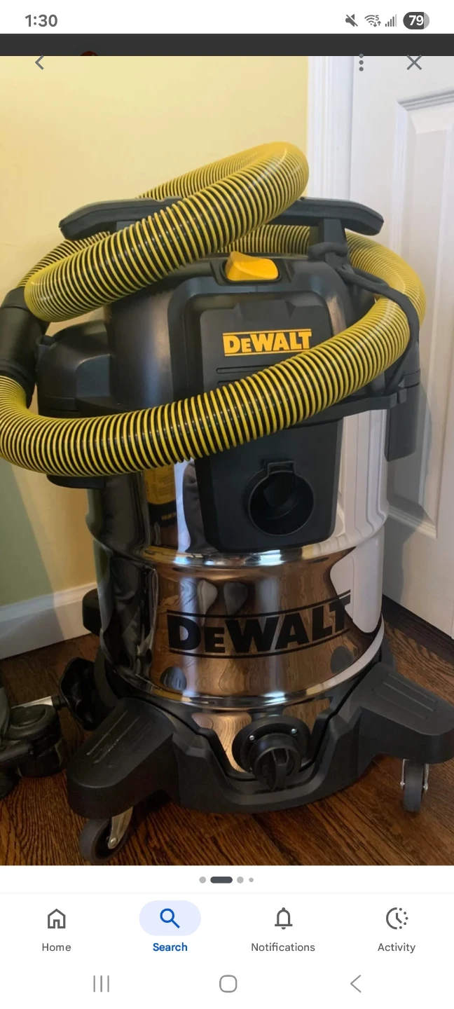 DeWalt Wet/Dry Vacuum Cleaner with Accessories