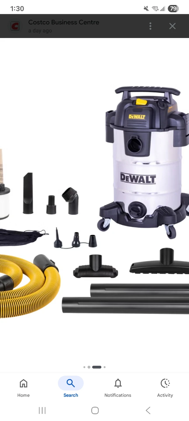 DeWalt Wet/Dry Vacuum Cleaner with Accessories - photo 2