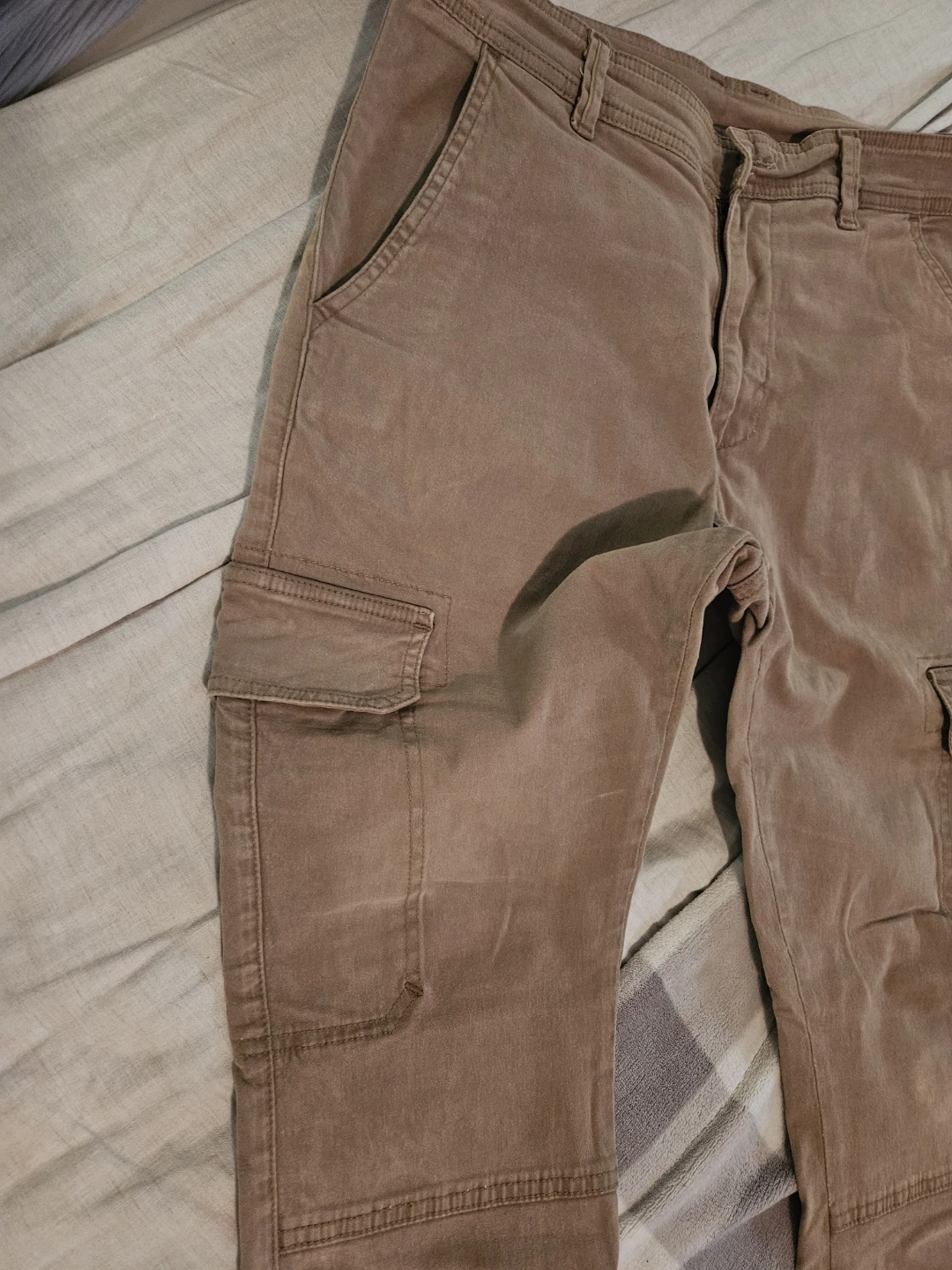 Men's Cargo Pants - Tan - photo 2
