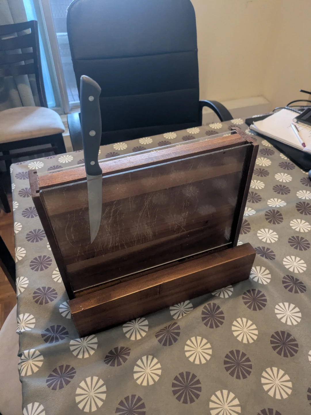 Wooden Knife Block Holder