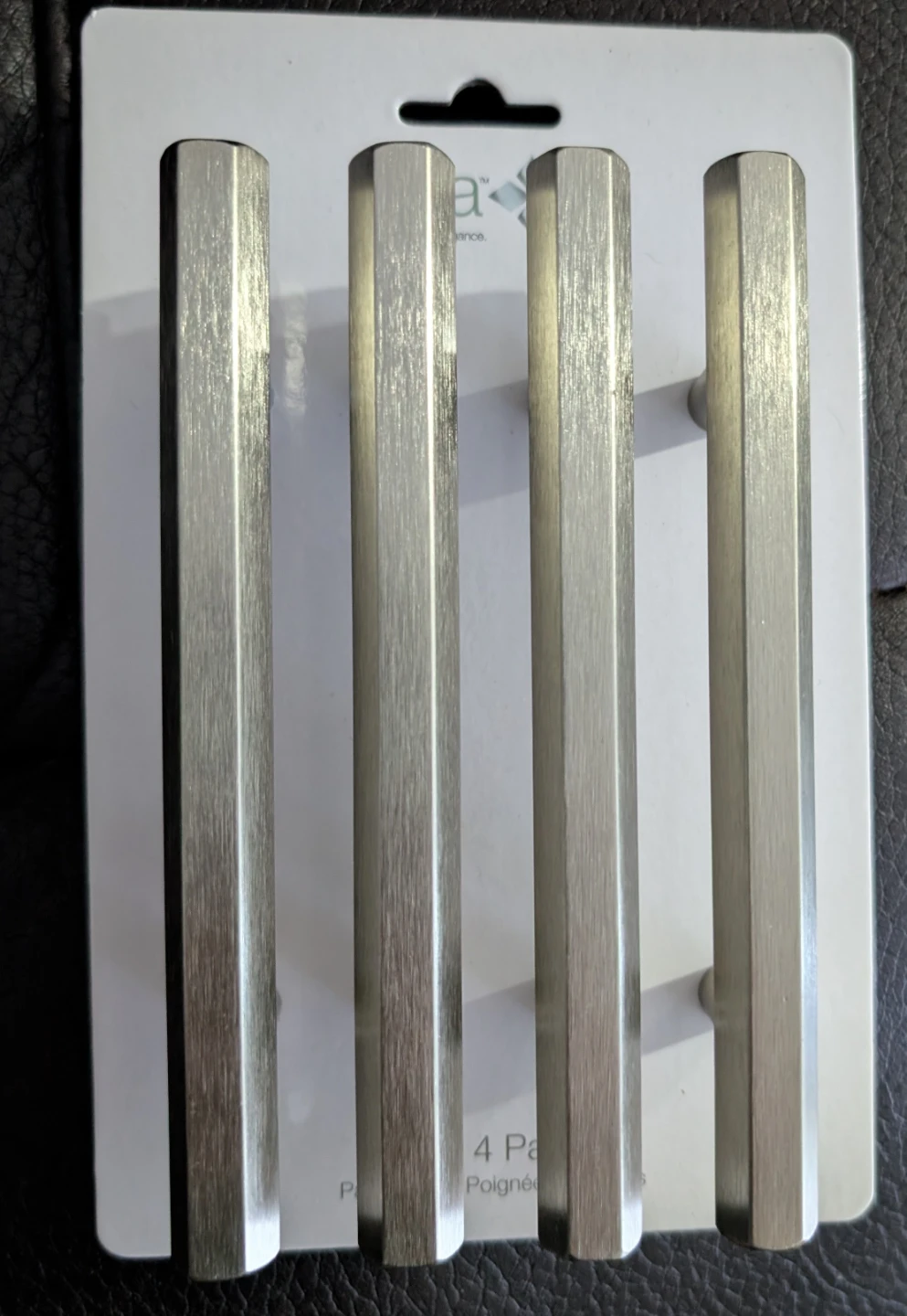 Era Brushed Nickel Hexagonal Drawer Pulls - 4 Pack - photo 2