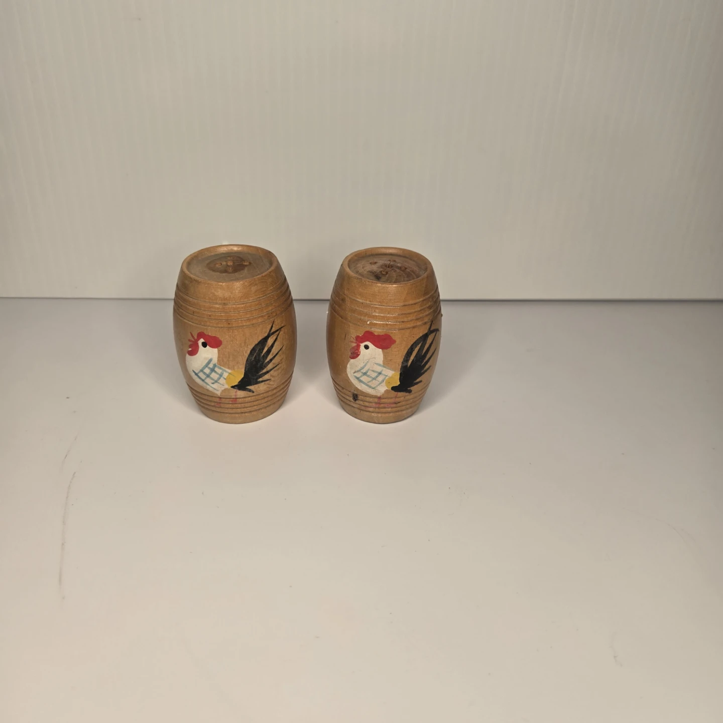 Wooden Salt and Pepper Shakers