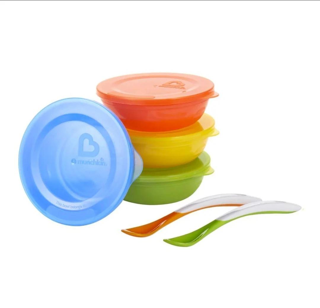 Munchkin Love-a-Bowls 10 Piece Set with Spoons - photo 3