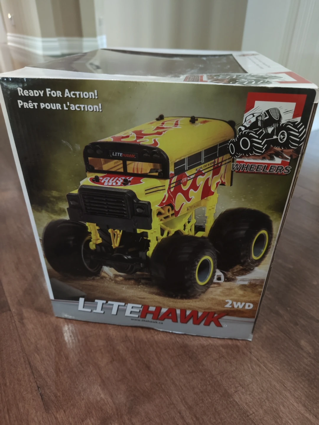 LiteHawk RC Monster Truck "Wheeler" - Yellow School Bus - photo 2