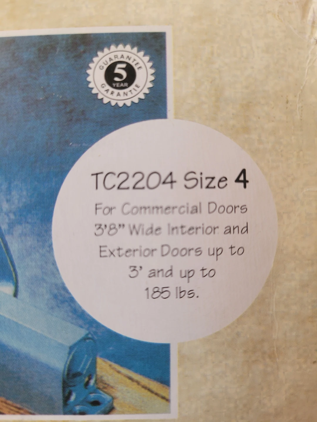 Global Series TC 2200 Commercial Door Closer Size 4 - photo 3