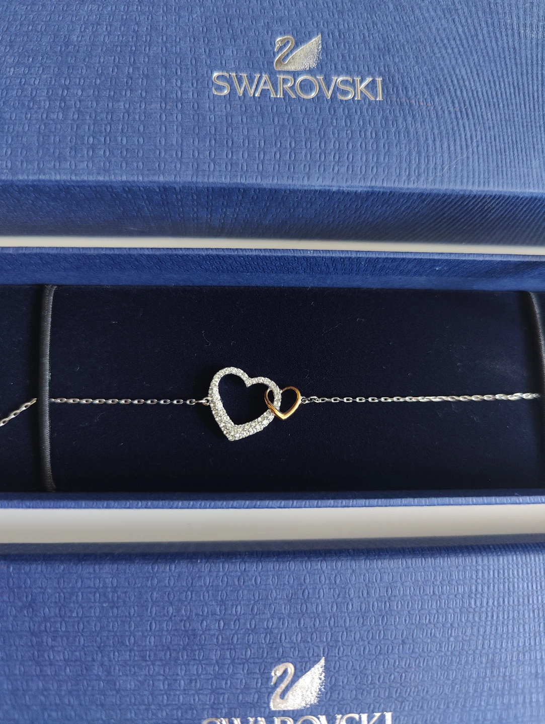 Swarovski Double Heart Bracelet