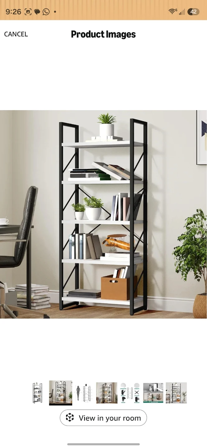YITAHOME 5 Tiers Bookshelf - photo 2