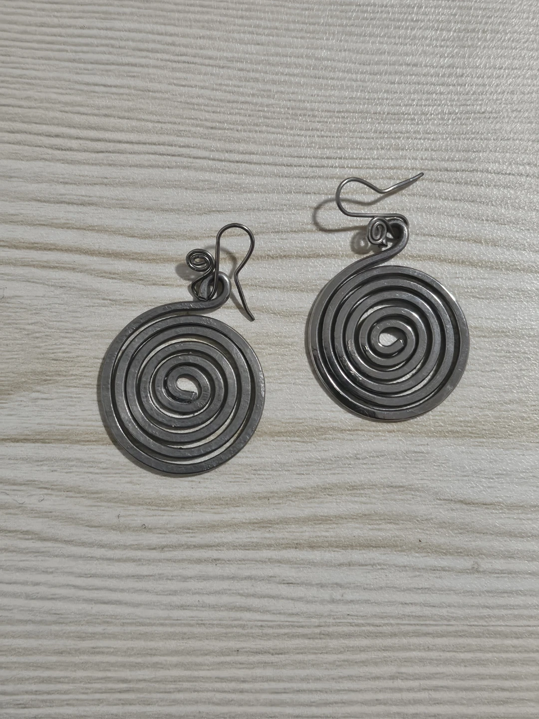 Short & Catchy Spiral earrings - Stainless steel - photo 3