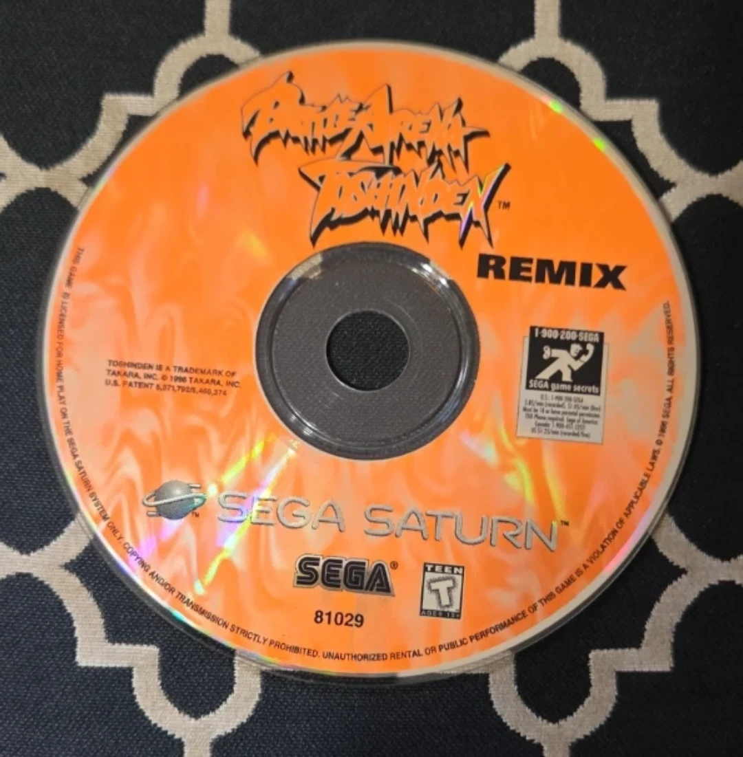 Battle Arena Toshinden Remix Sega Saturn Game Disc - photo 2