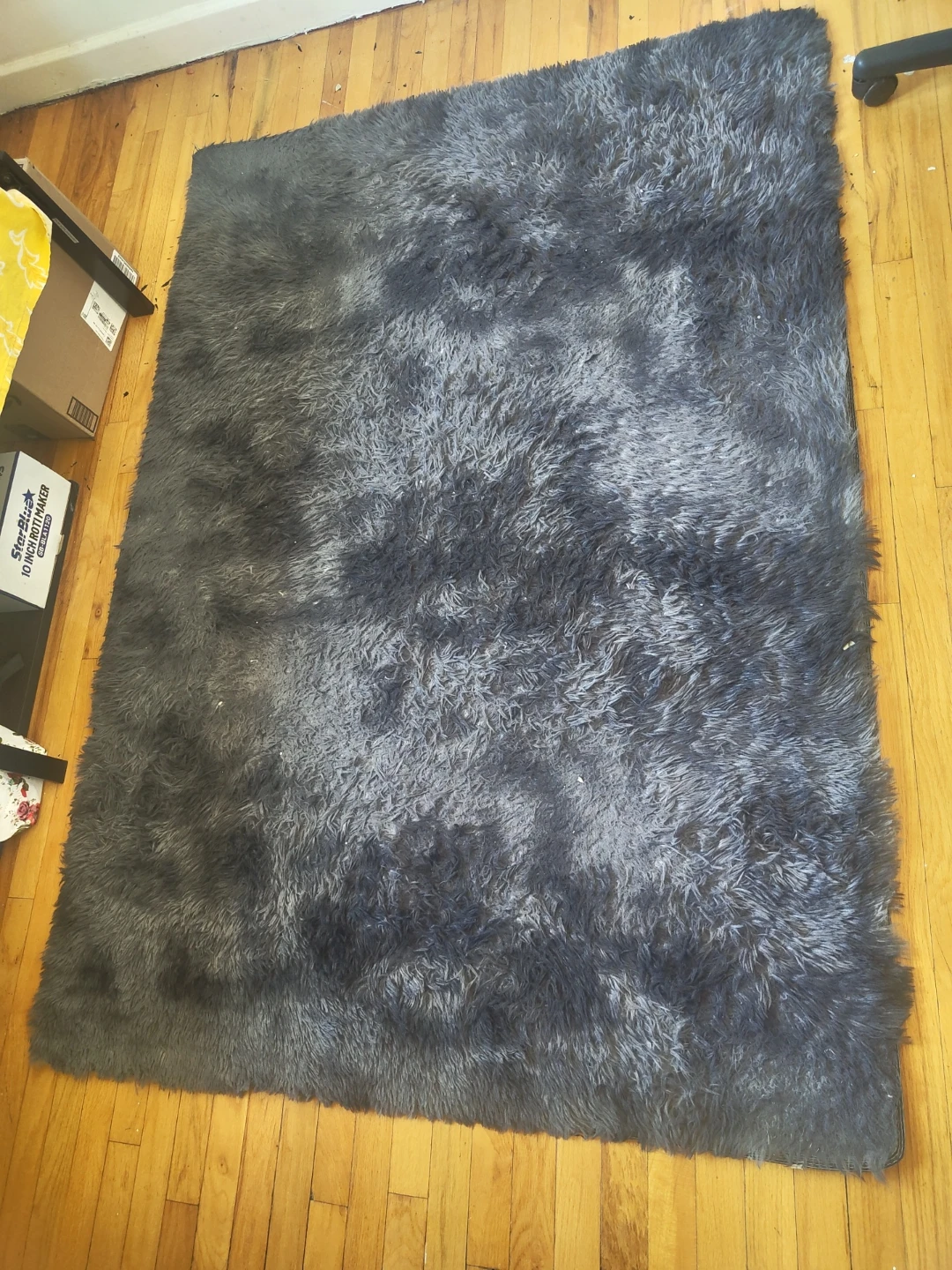 Shaggy Area Rug - Dark Gray - photo 2