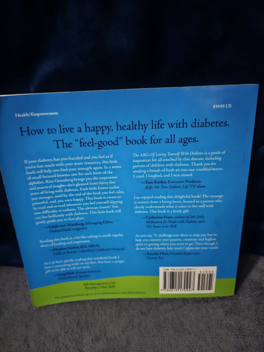 The ABCs Of Loving Yourself With Diabetes Book by Riva Greenberg - photo 2
