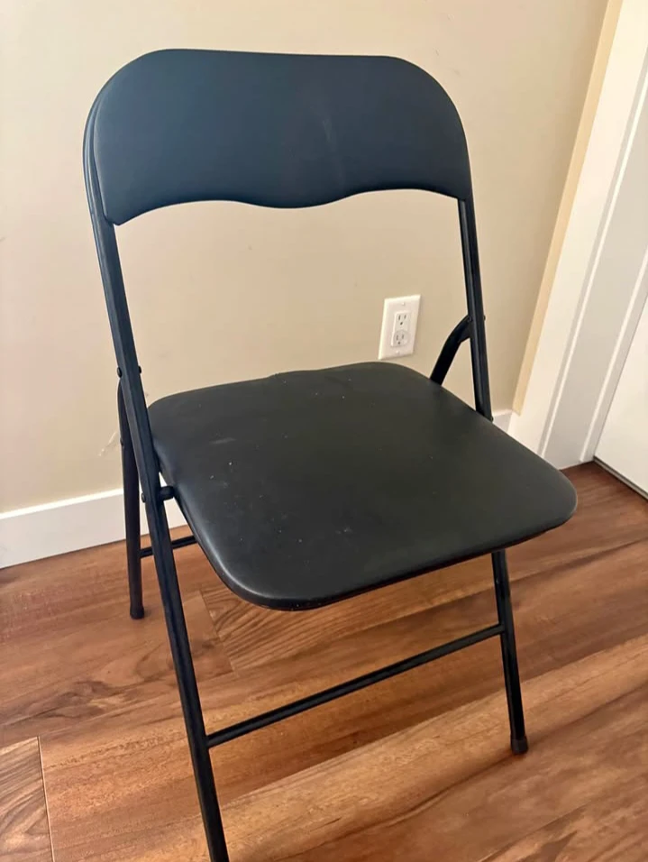 Black Folding Chair