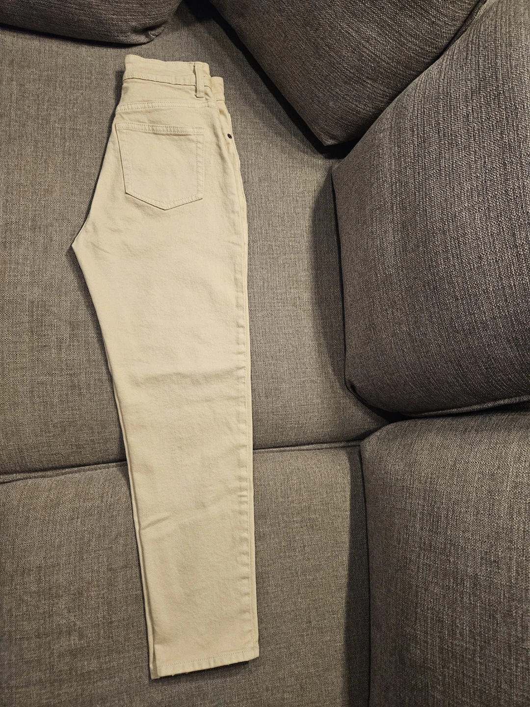 H&M Beige High-Waisted mom Jeans - photo 2