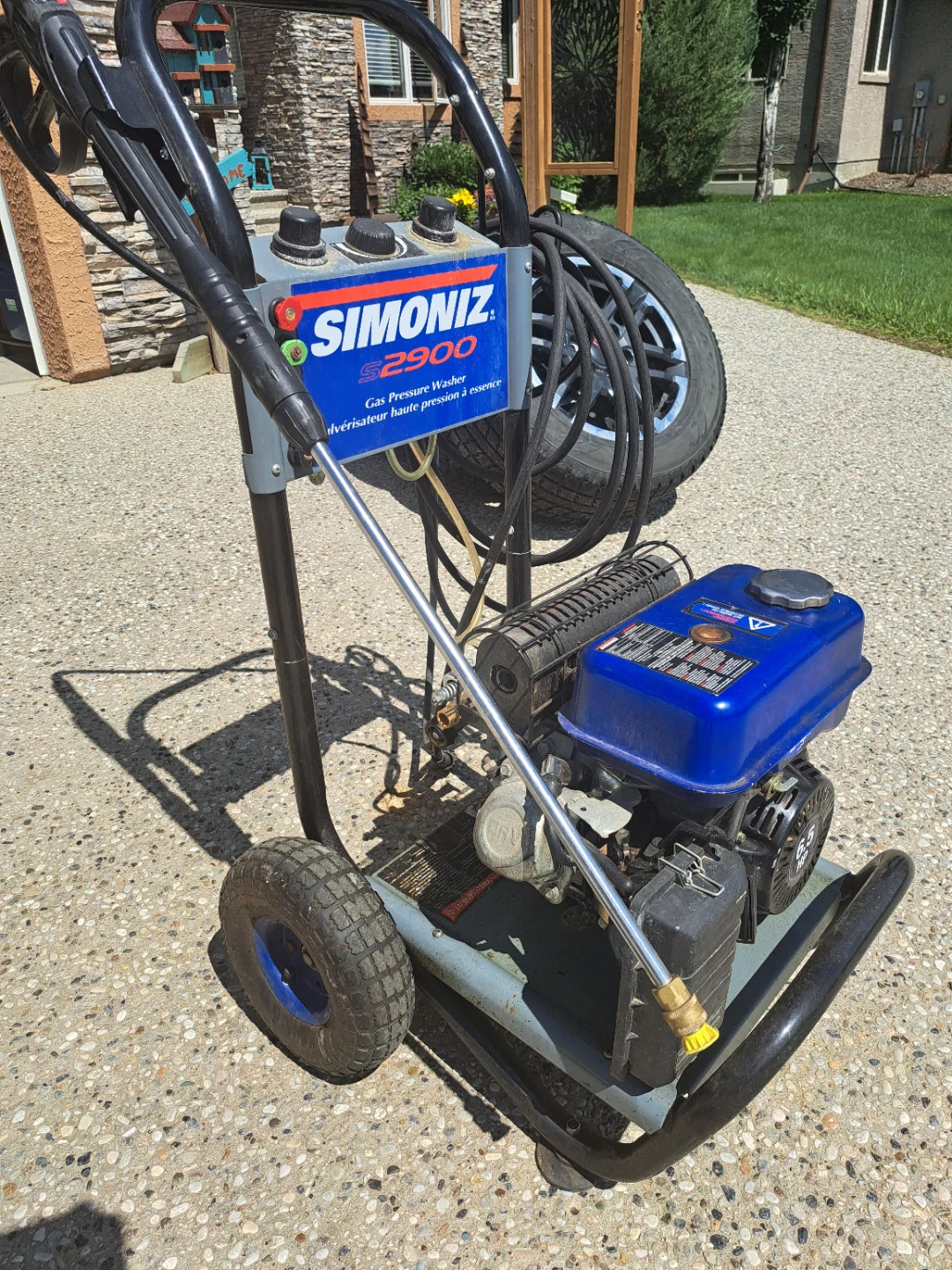 SIMONIZ S2900 Gas Pressure Washer 6.5 HP - photo 2
